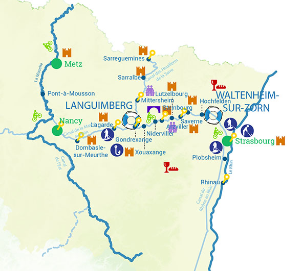Routes River cruise alsace